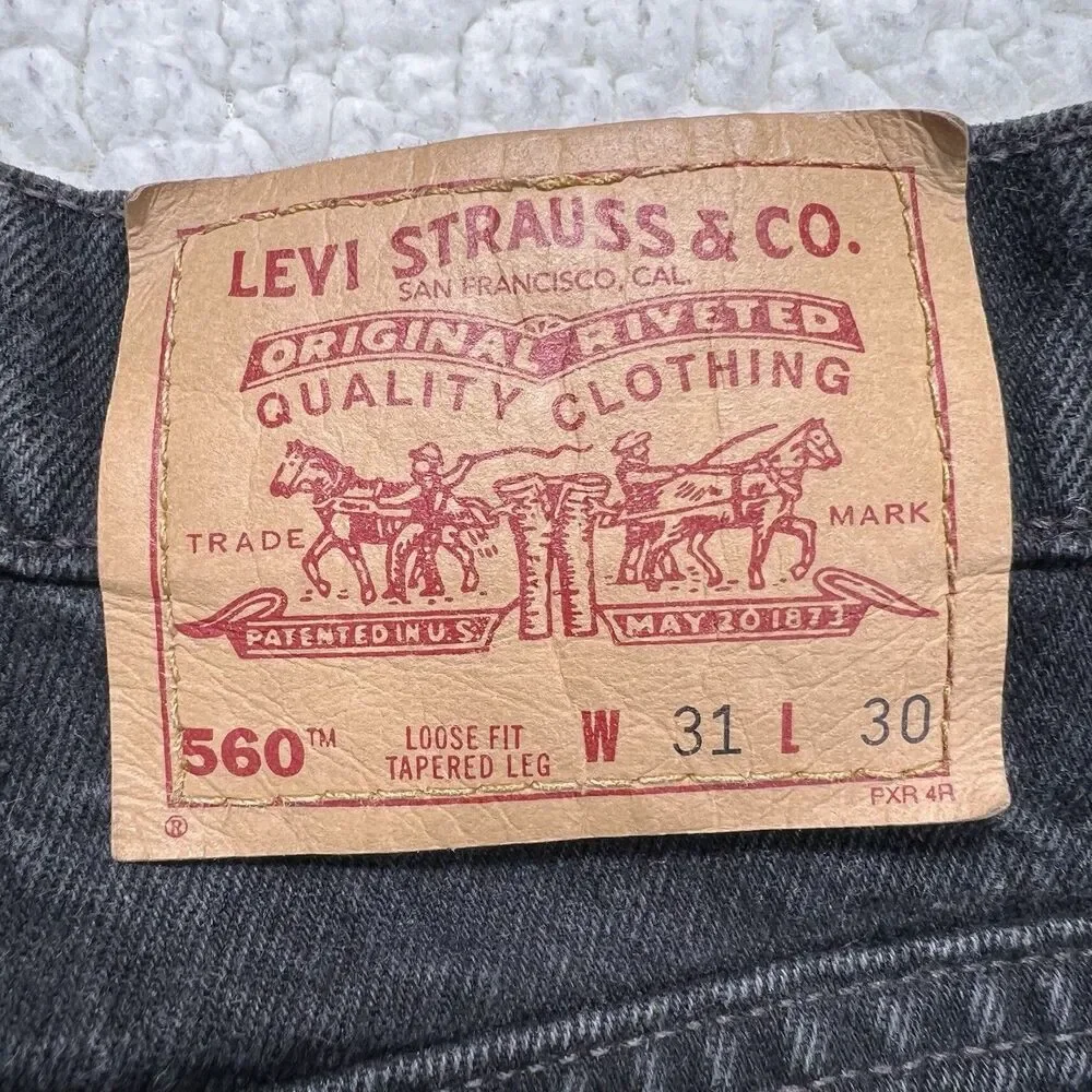 VTG Levi’s 560 Loose Jeans Men’s‎ 31x30 (Actual 30x30) USA 90s Streetwear Grunge